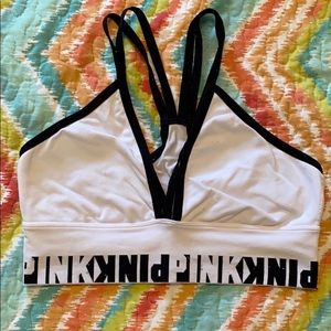 VS PINK strappy bralette sports bra